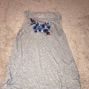 American Eagle embroidered tank top